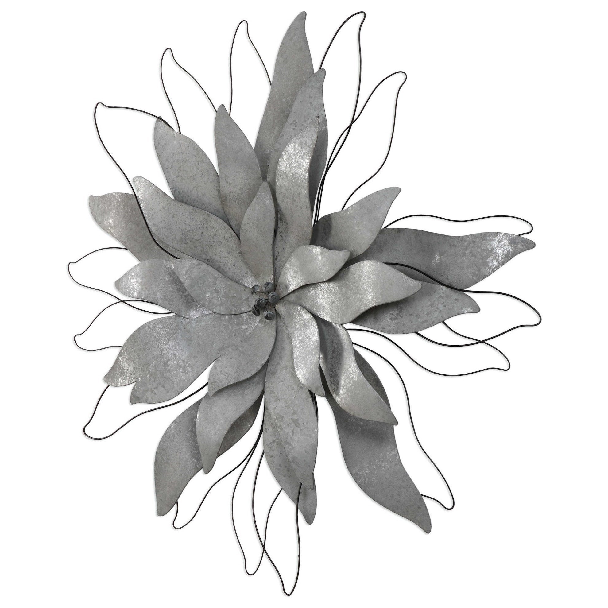 Uttermost Alternative Wall Decor 04108 Picking Petals Galvanized