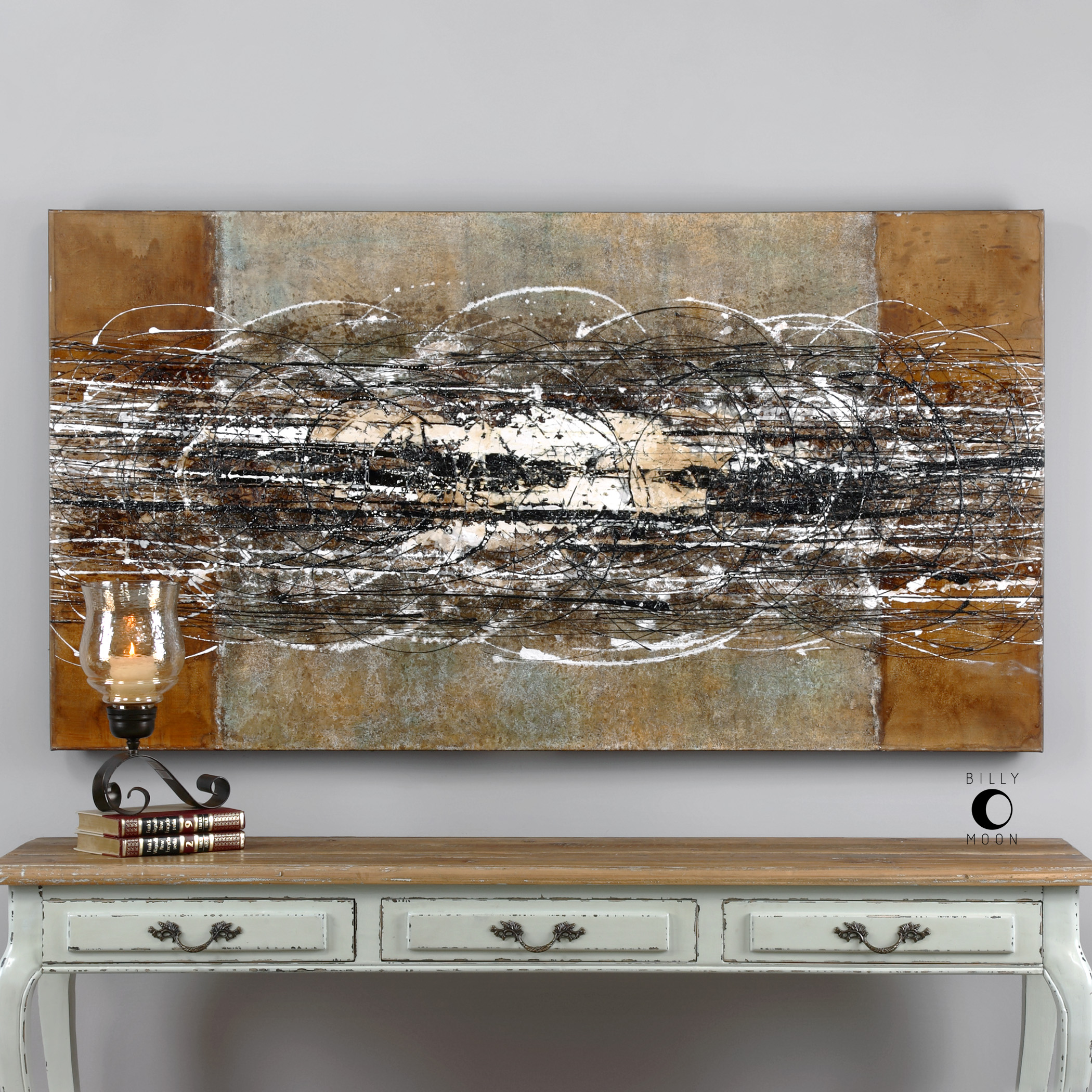 Uttermost Art Frantic Abstract Art Furniture Superstore