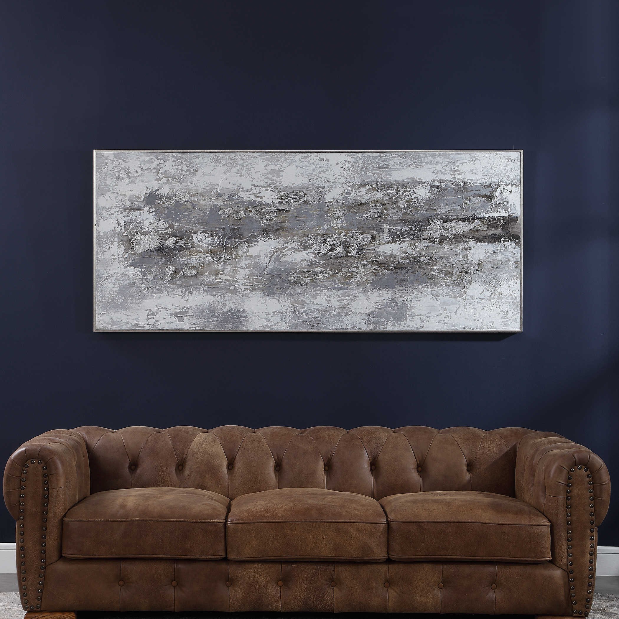 Uttermost Art Weathered Stone Hand Painted Canvas Wayside