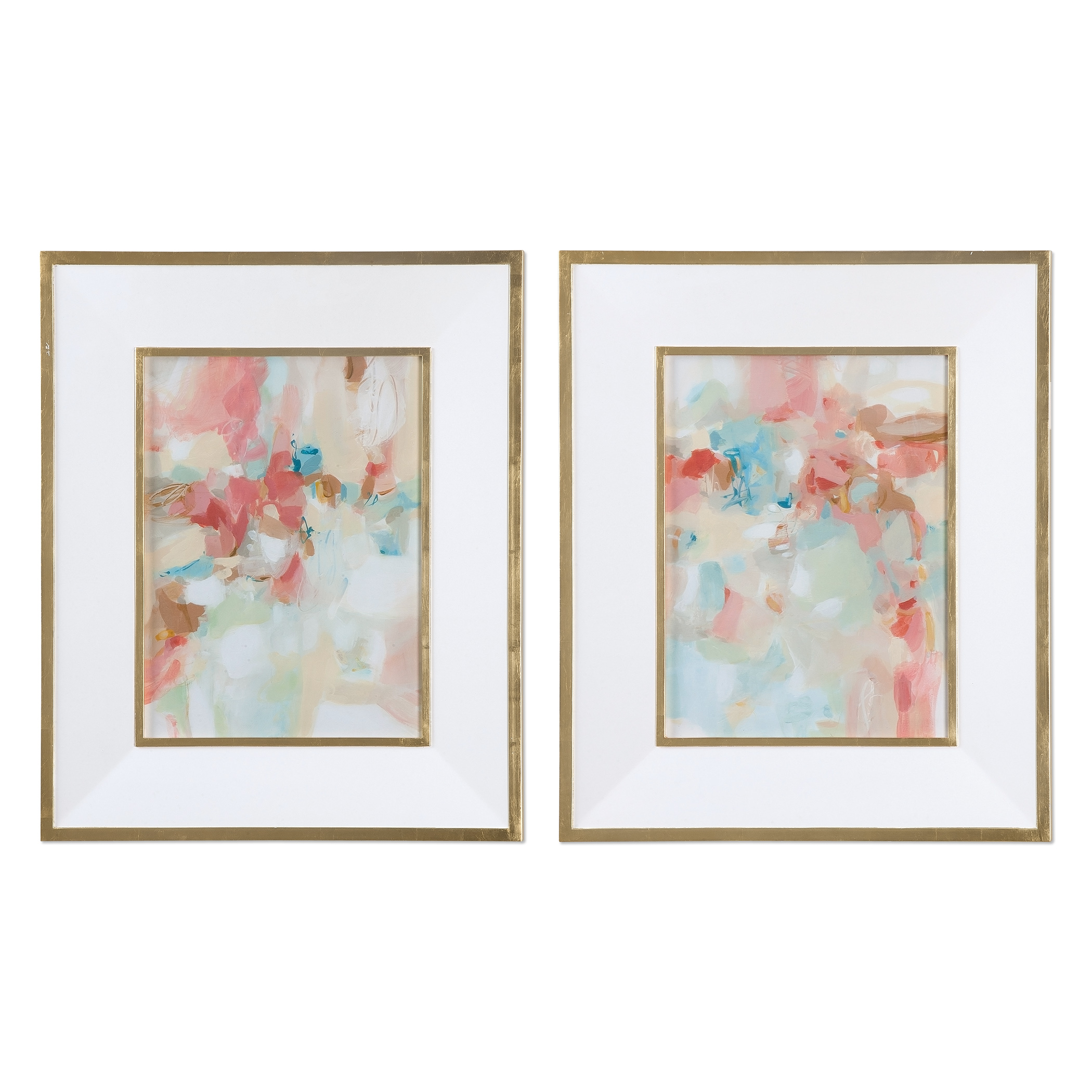 Uttermost Framed Prints 41557 A Touch Of Blush And Rosewood Fences