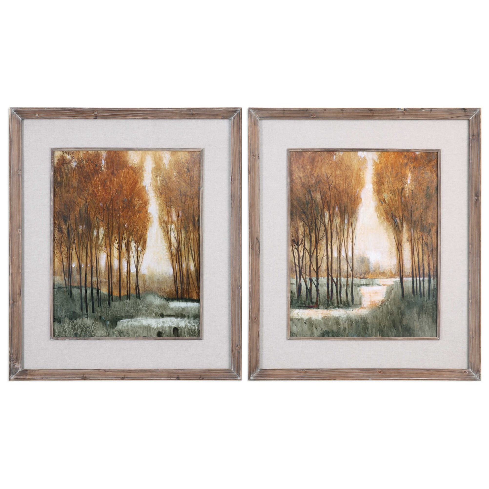 Uttermost Art 41572 Custom Golden Forest Landscape Prints