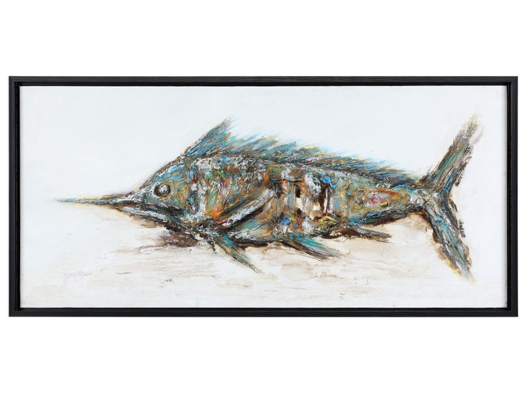 Uttermost Art 41916 Blue Marlin Hand Painted Thornton Uttermost Art 41916 Blue Marlin Hand Painted Thornton