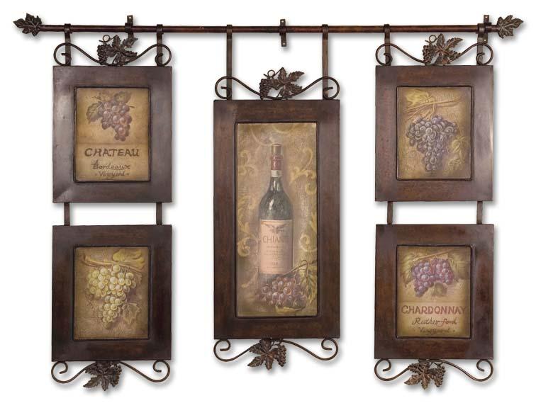 Uttermost Art Ut3360330 Hanging Wine Upper Room Home Furnishings Prints Paintings