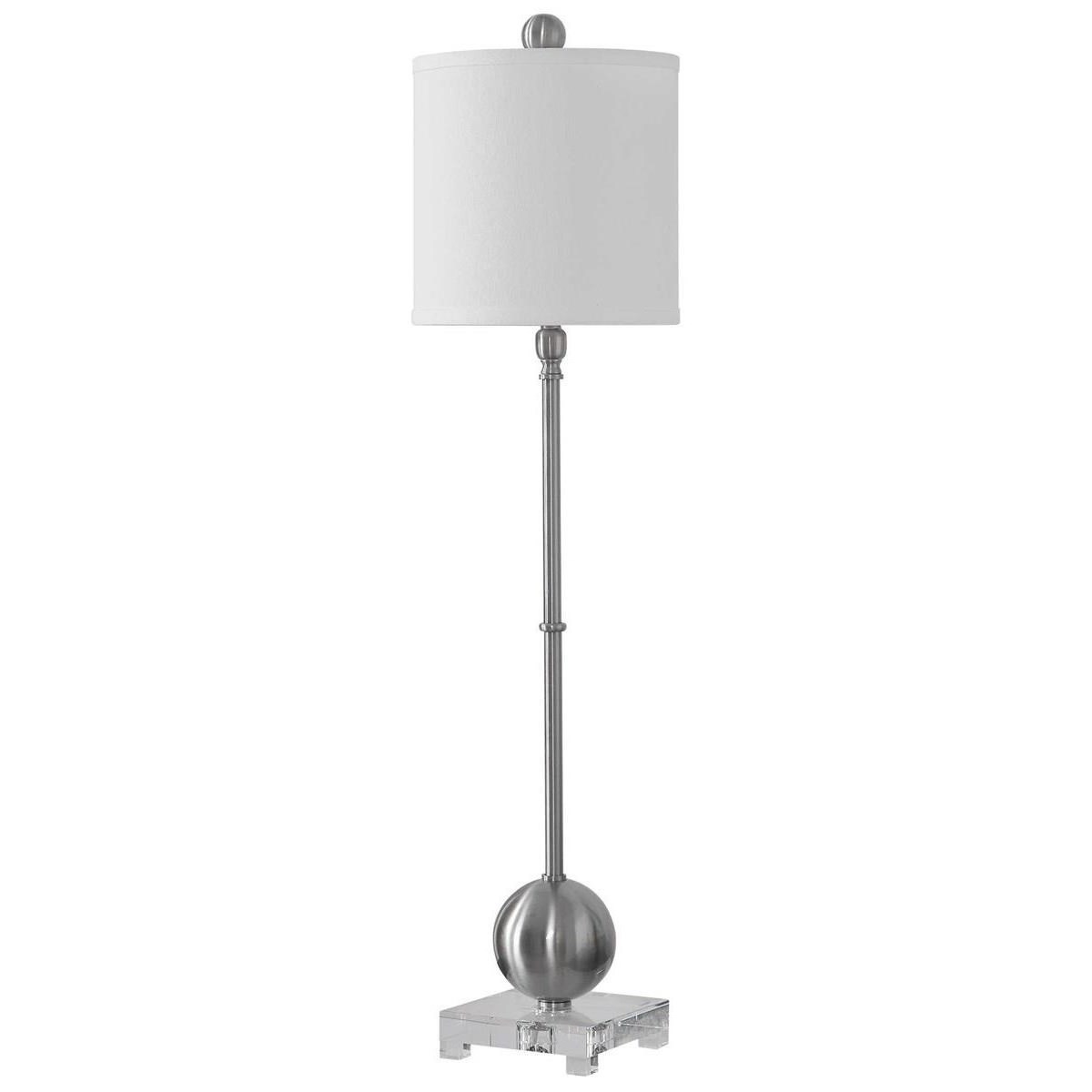 silver lamps