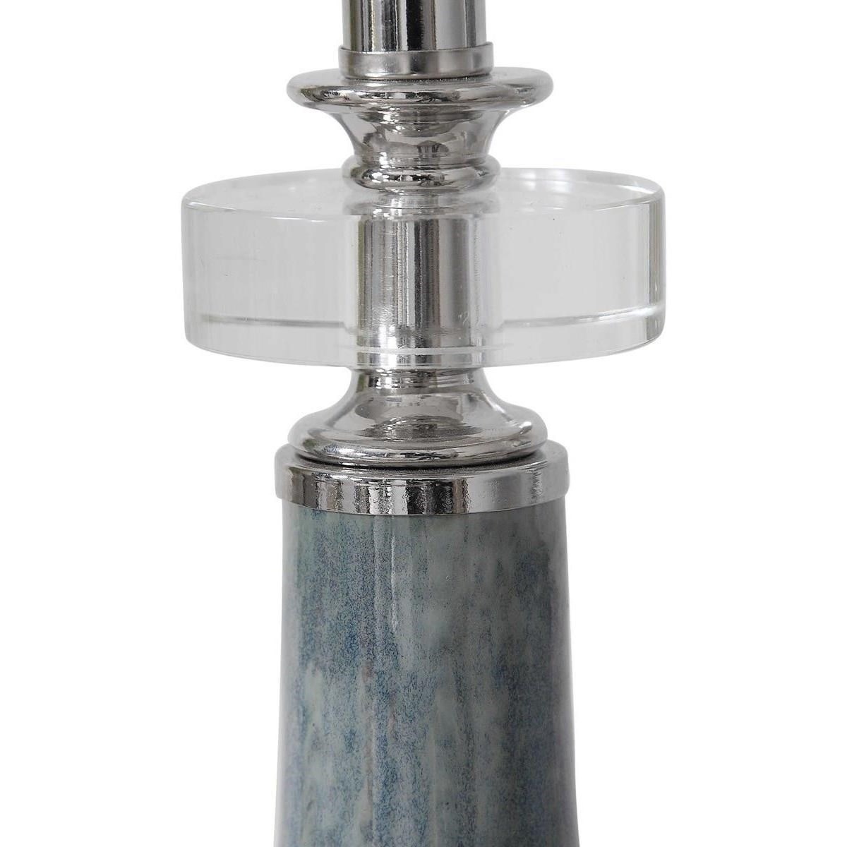 Uttermost Buffet Lamps Piers Mottled Blue Buffet Lamp Sheely S