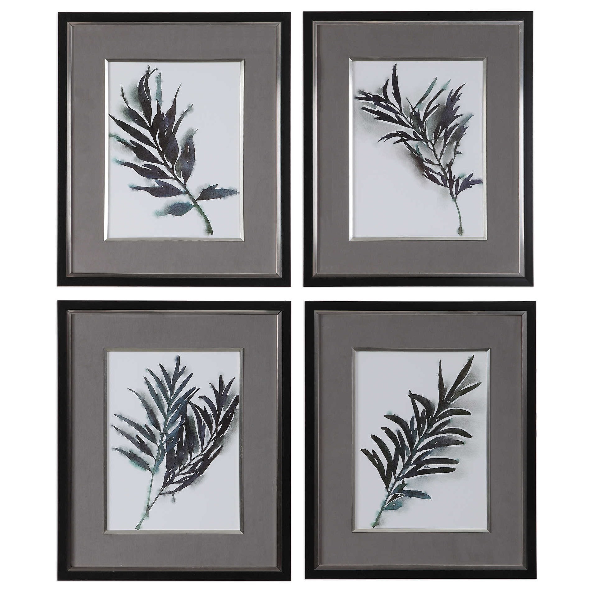 Uttermost Framed Prints 33687 Eucalyptus Leaves Framed Prints Set