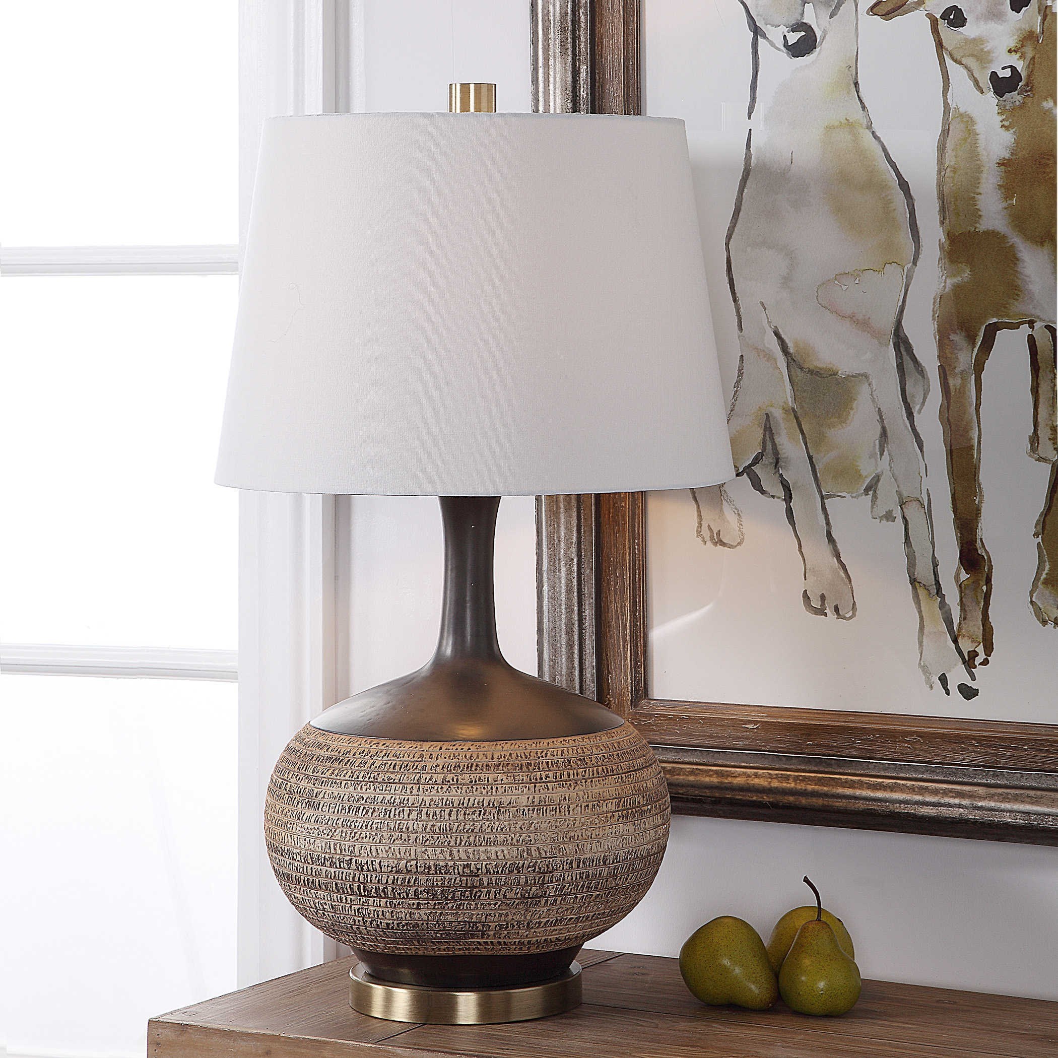 Uttermost Table Lamps 26220 1 Kipling Table Lamp Furniture And Appliancemart Table Lamps