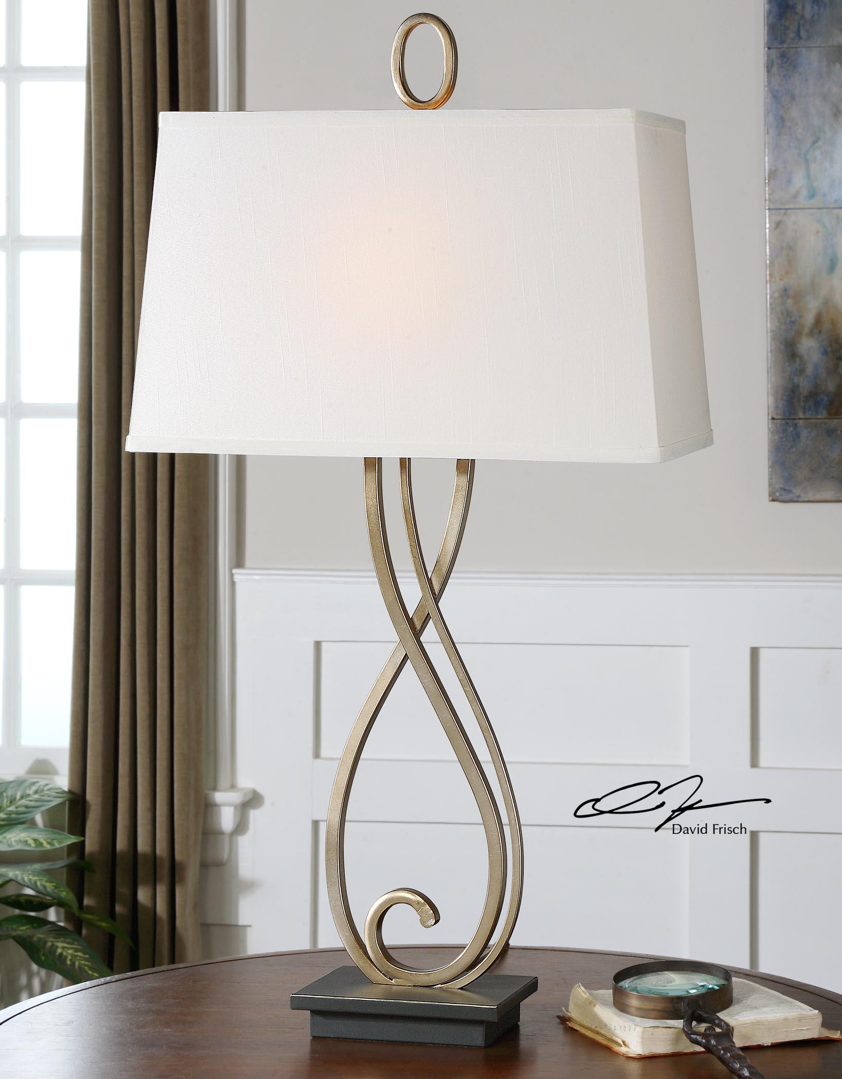 Uttermost Table Lamps 26341 Ferndale Scroll Metal Lamp Dunk