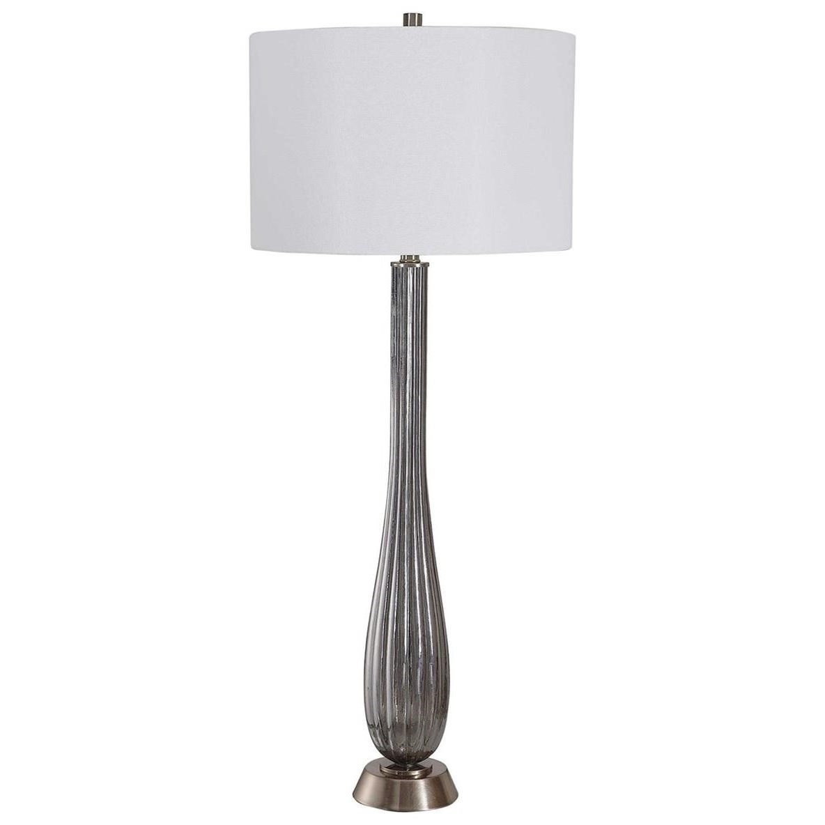 Champagne Clear Uttermost 26160-1 Drustan Glass Table Lamp