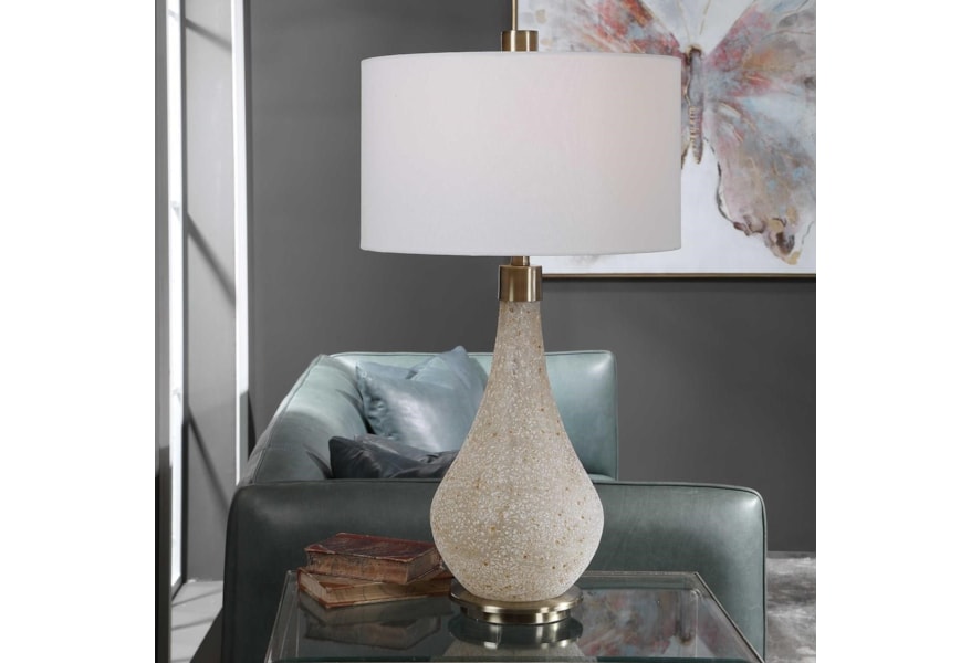 Uttermost Dinah Gray Textured Table Lamp Ashley Furniture Homestore In 2021 Table Lamp Lamp Accent Furniture