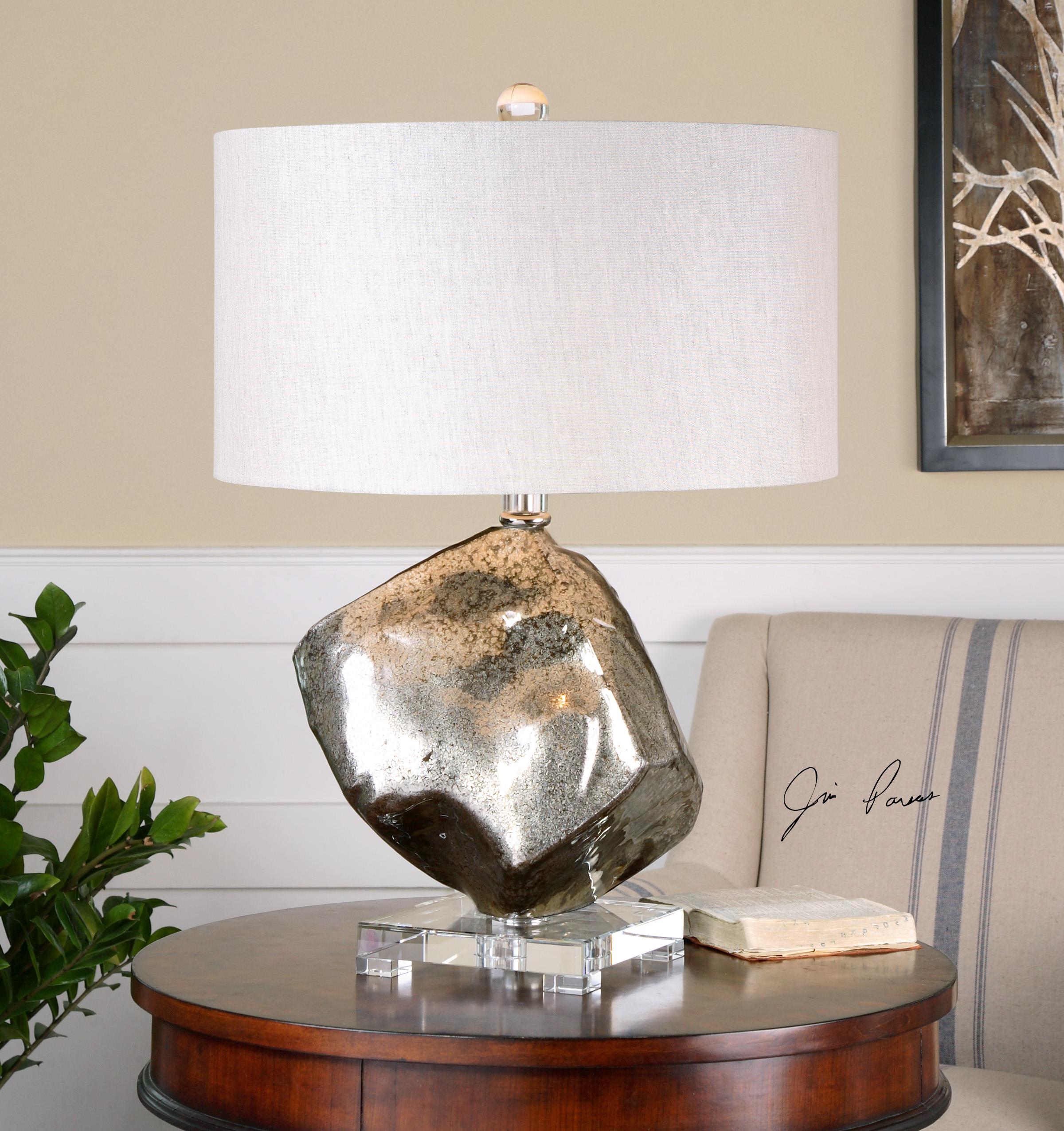 Uttermost Table Lamps 26605 1 Everly Silver Glass Table Lamp Hudson S Furniture Table Lamps Vous chercher quelque chose adorable ! hudson s furniture