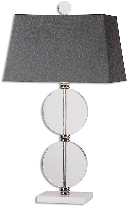 Uttermost Lamps Telesino Crystal Disk Table Lamp Howell Furniture Uttermost Lamps Telesino Crystal Disk Table Lamp