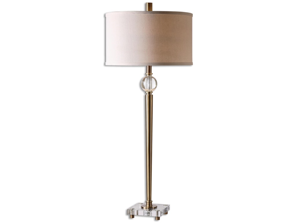 Uttermost Lamps 26959 1 Mesita Br Buffet Lamp Hudson S Uttermost Lampsmesita Br Buffet Lamp