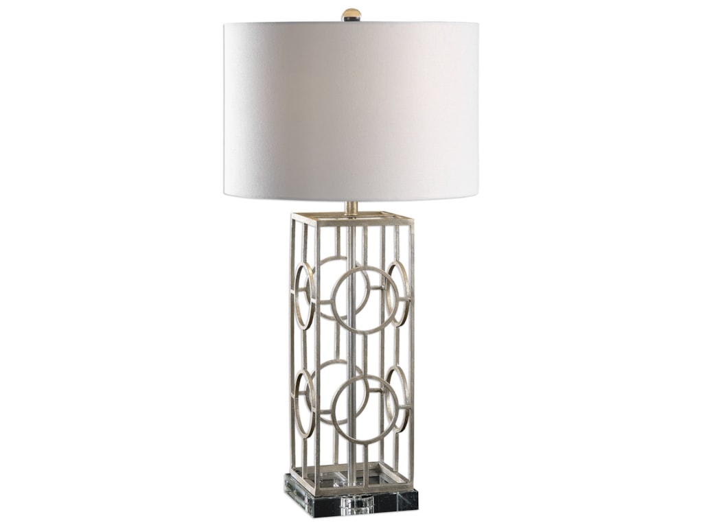 Uttermost Lamps Mezen Silver Table Lamp Miskelly Furniture Uttermost Lampsmezen Silver Table Lamp