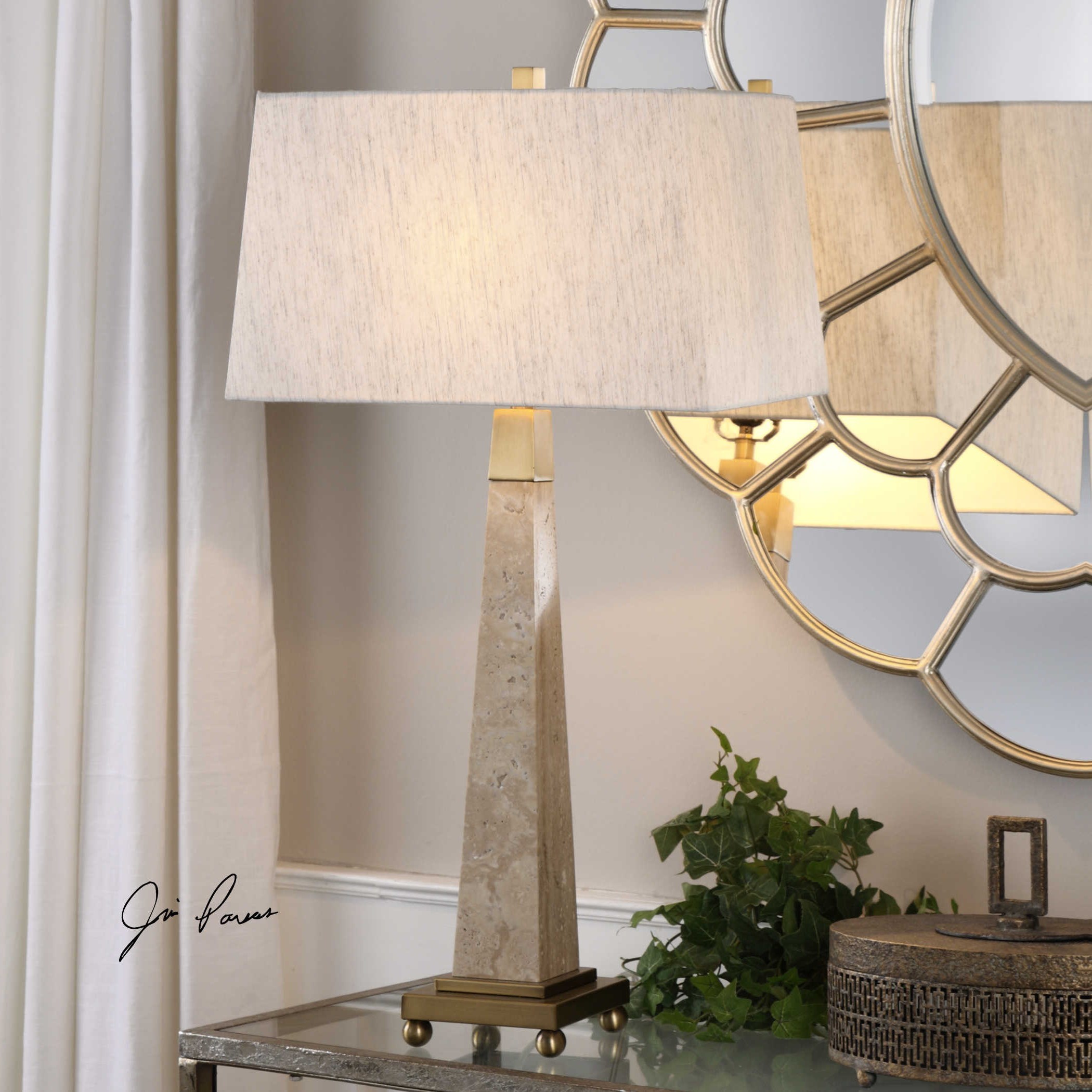 Uttermost Table Lamps Montolo Marble Table Lamp Goffena Furniture Mattress Center Table Lamps