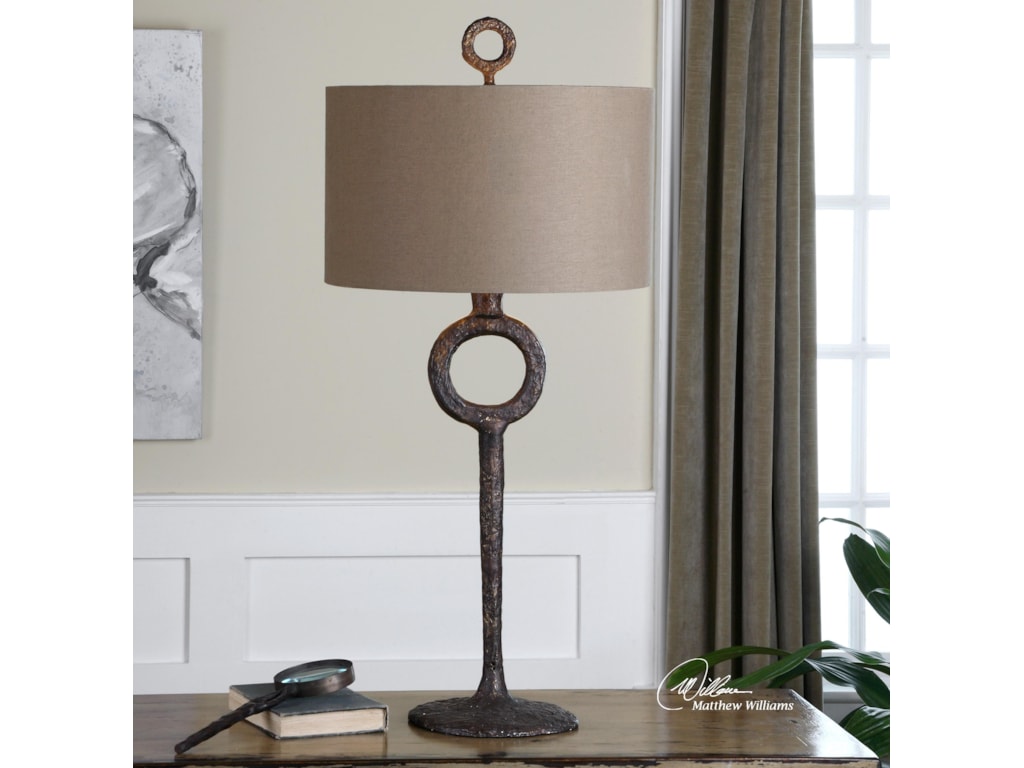 Uttermost Table LampsFerro Cast Iron Table Lamp