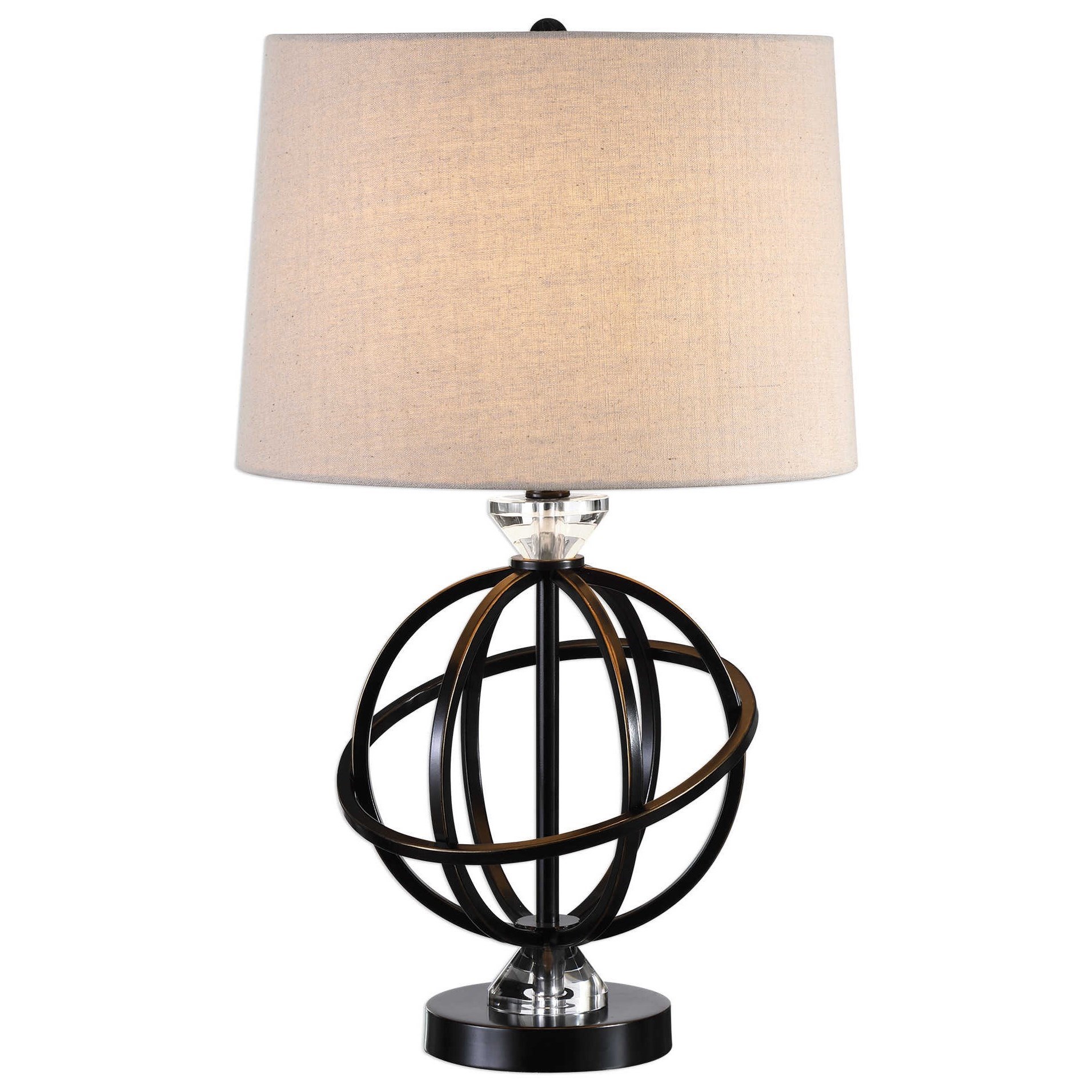Uttermost Table Lamps 27788 1 Armilla Metal Table Lamp Esprit Decor Home Furnishings Table Lamps