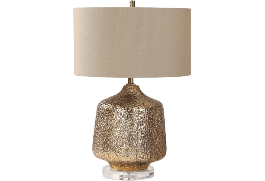 Uttermost Table Lamps Galaxia Metallic Gold Lamp Houston S Yuma Furniture Table Lamps
