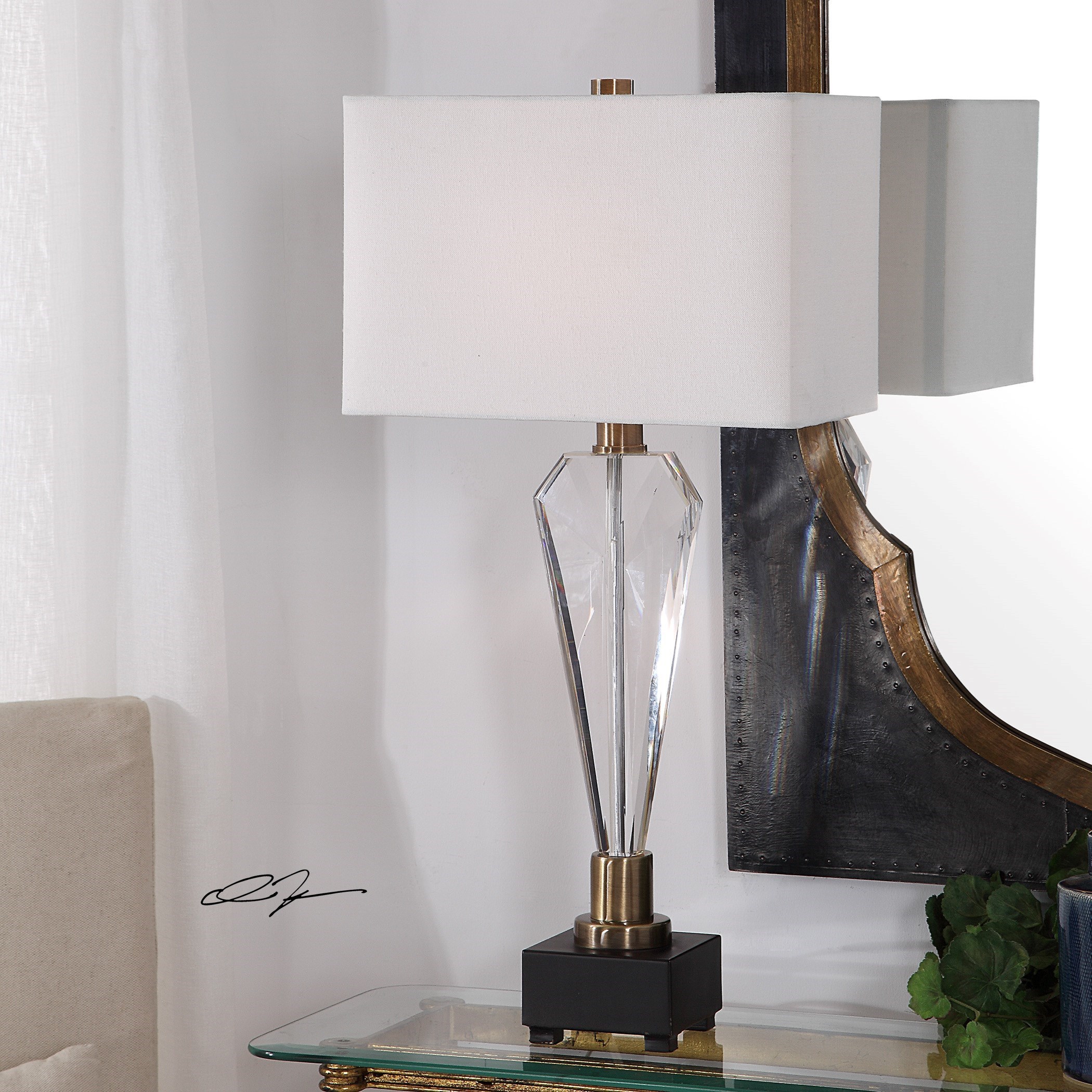 cora mercury table lamp