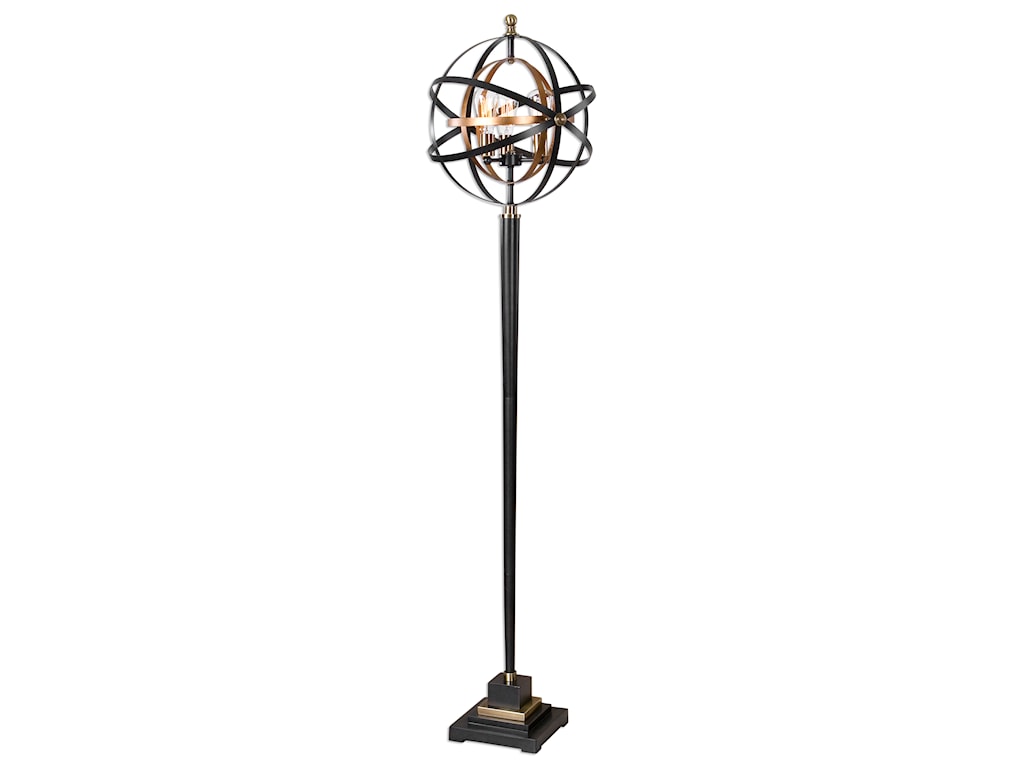 Uttermost Floor Lamps Rondure Sphere Floor Lamp Bennett S