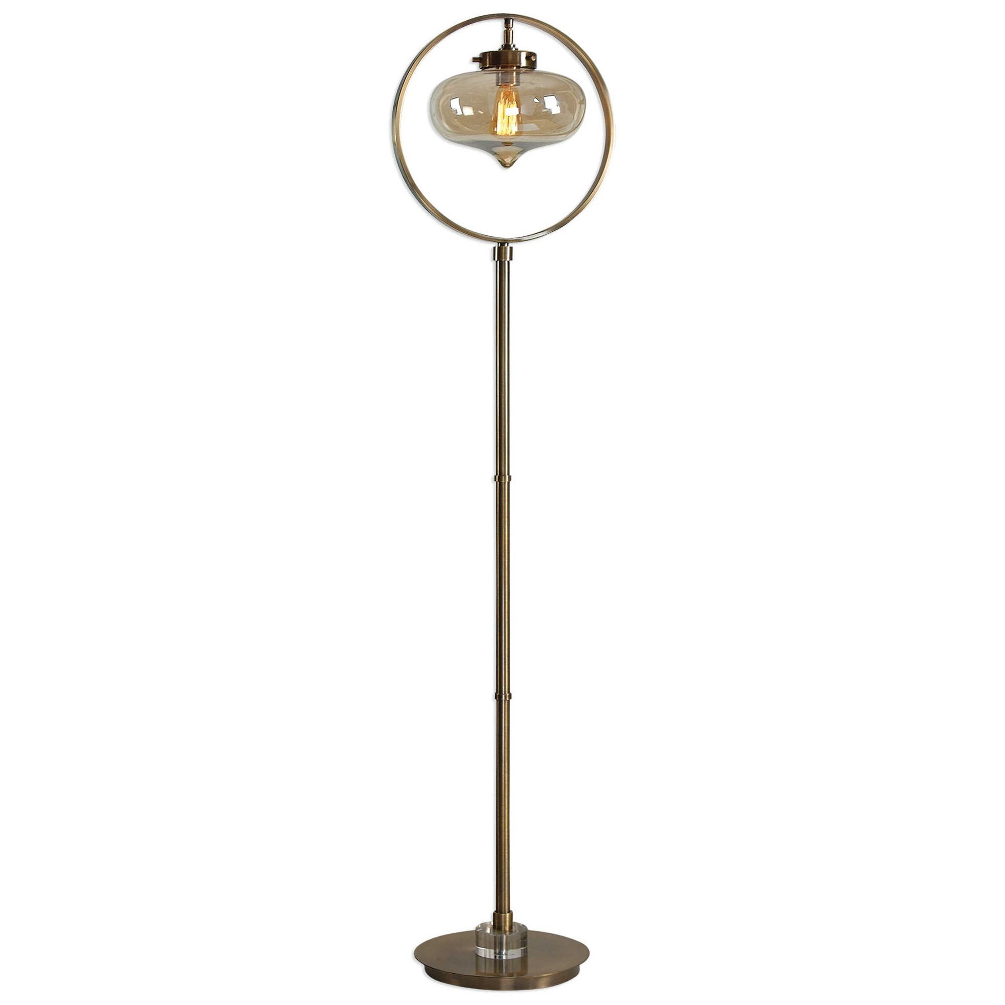 Uttermost Floor Lamps 28154 1 Namura Edison Globe Floor Lamp