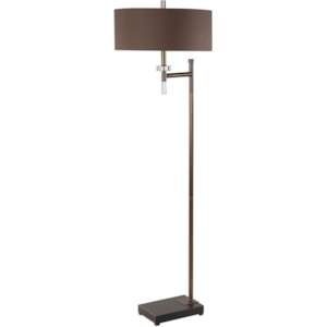Uttermost Floor Lamps 28178 Oletha Dark Bronze Floor Lamp Dunk Bright Furniture Floor Lamps
