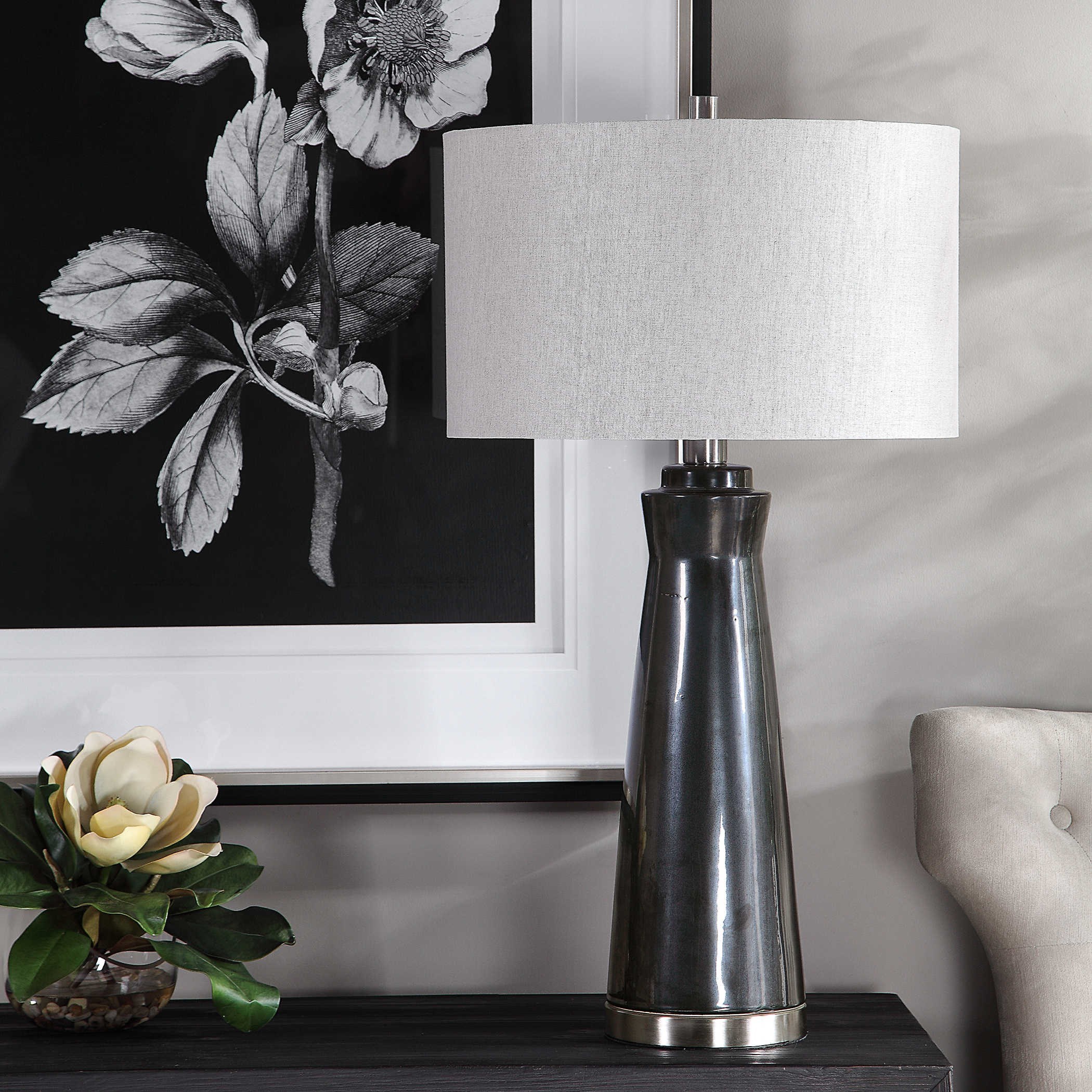 charcoal table lamp