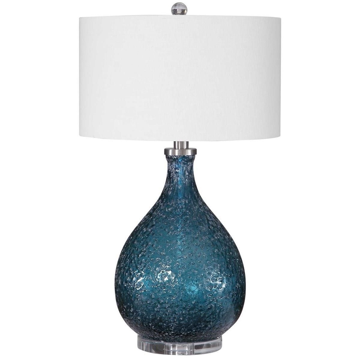 teal table lamp