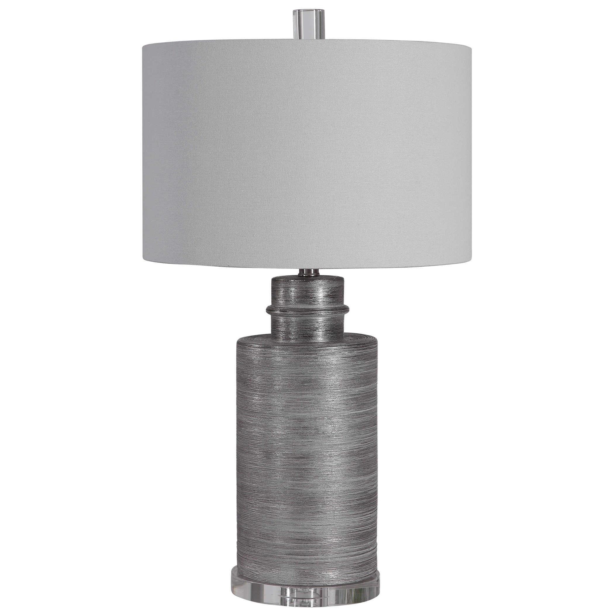 silver grey table lamps