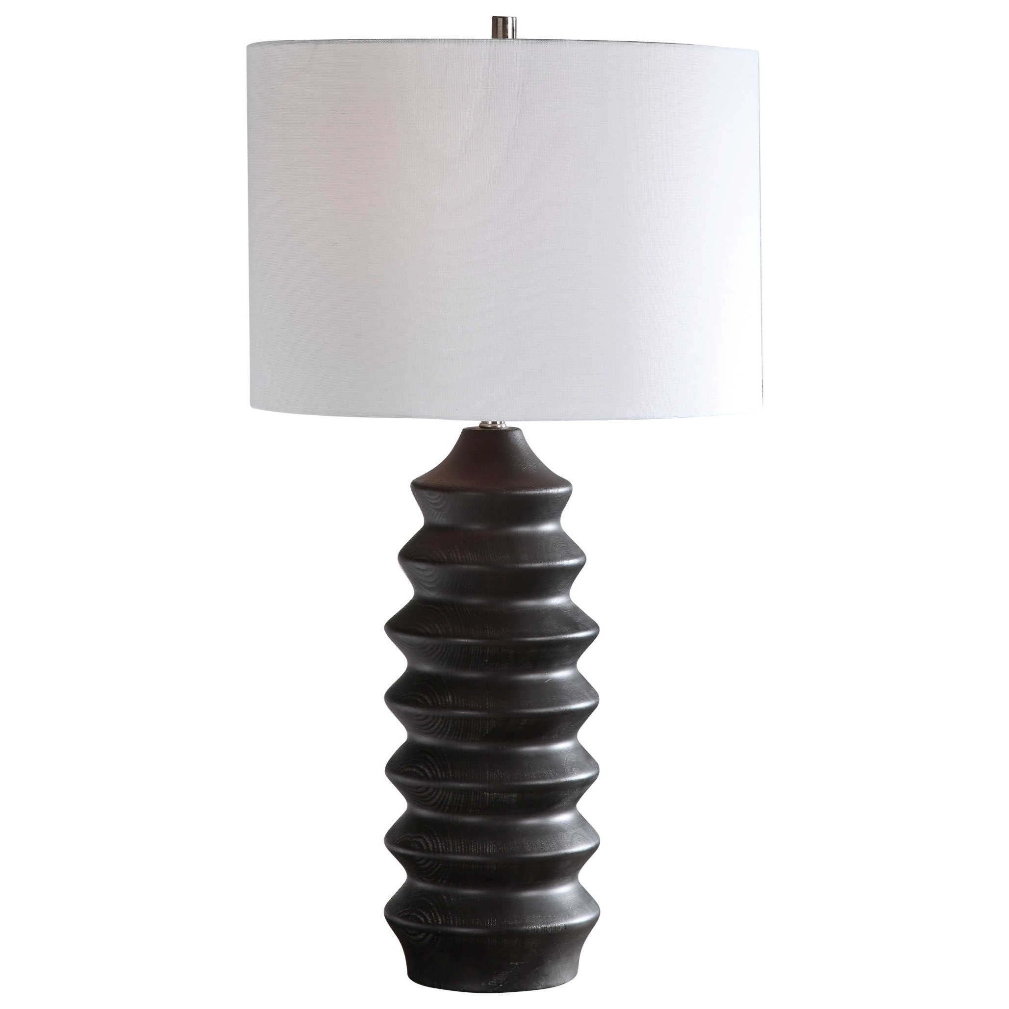 Uttermost Table Lamps 28288 1 Mendocino Modern Table Lamp Dunk Bright Furniture Table Lamps