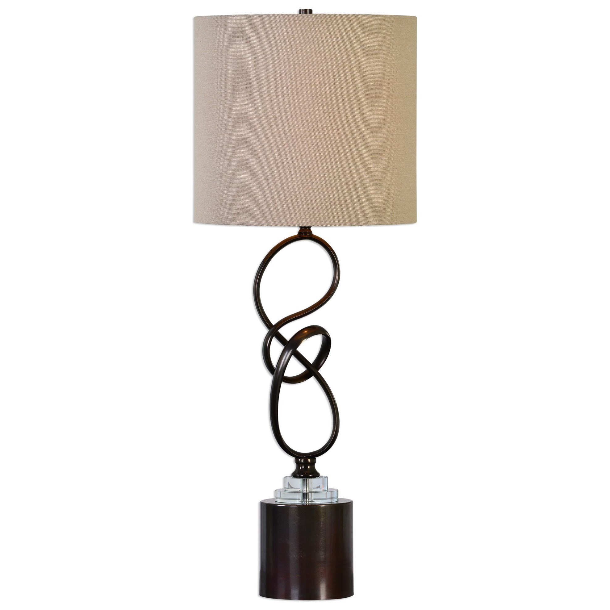 Uttermost Buffet Lamps Aprilia Twisted Dark Bronze Lamp Miskelly