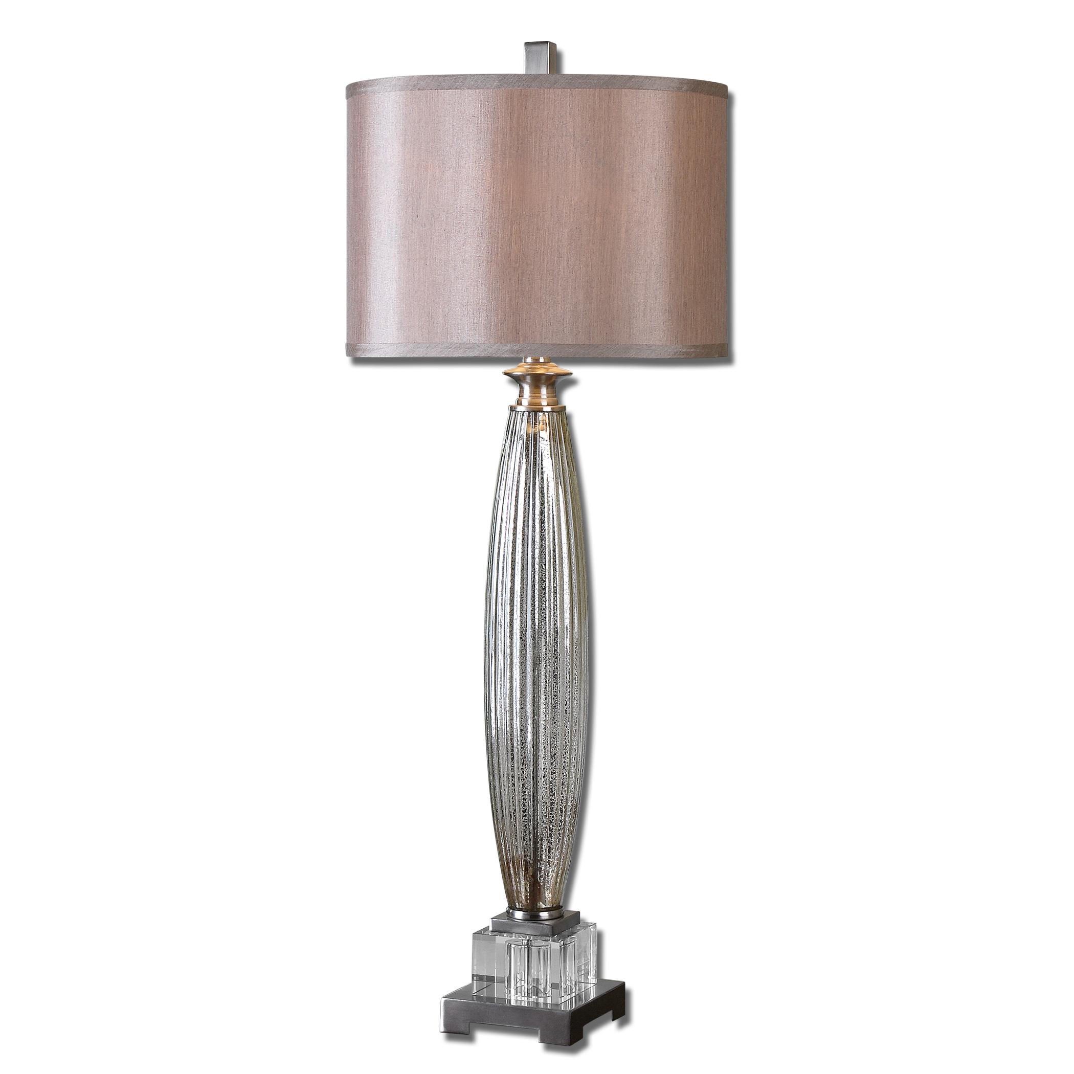 Uttermost 29342-1 Loredo Mercury Glass Table Lamp Bronze