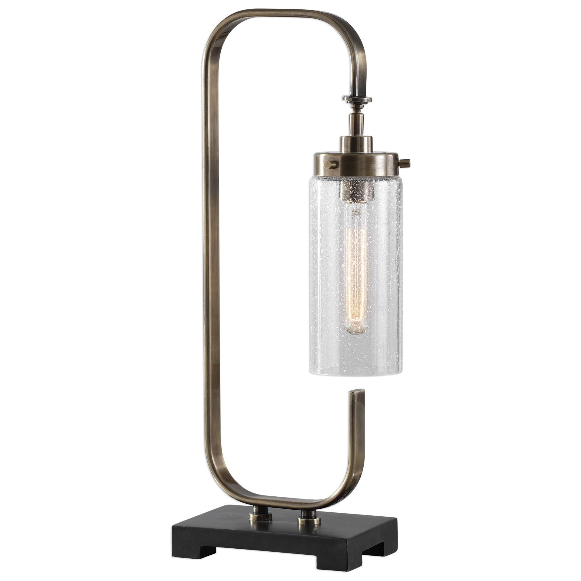 Uttermost Desk Lamps 29563 1 Keltie Seeded Glass Desk Lamp Dunk