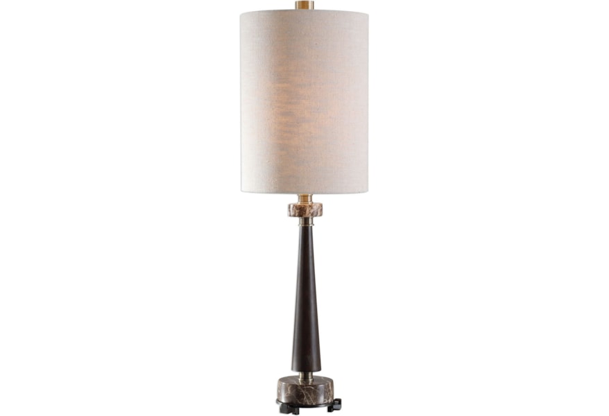 Uttermost Buffet Lamps 29590 1 Novoli Tapered Table Lamp Hudson S Furniture Table Lamps