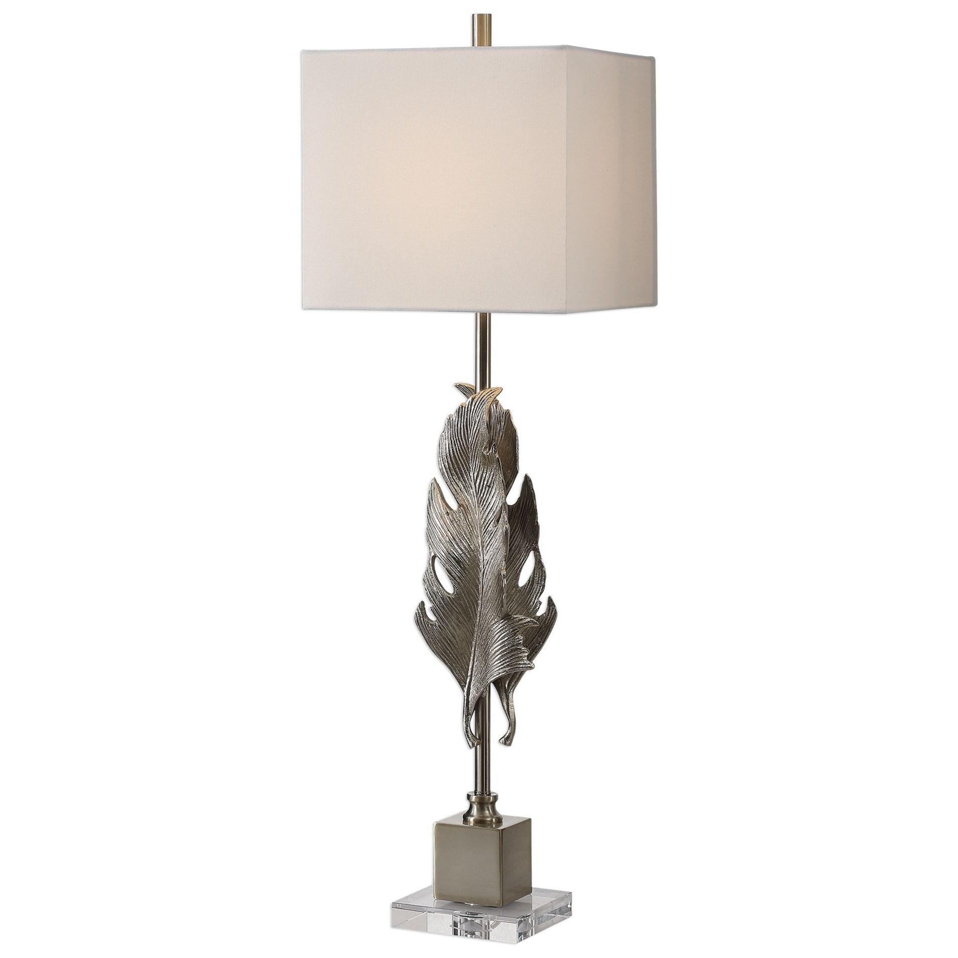 Uttermost Buffet Lamps Luma Metallic Silver Lamp Pedigo