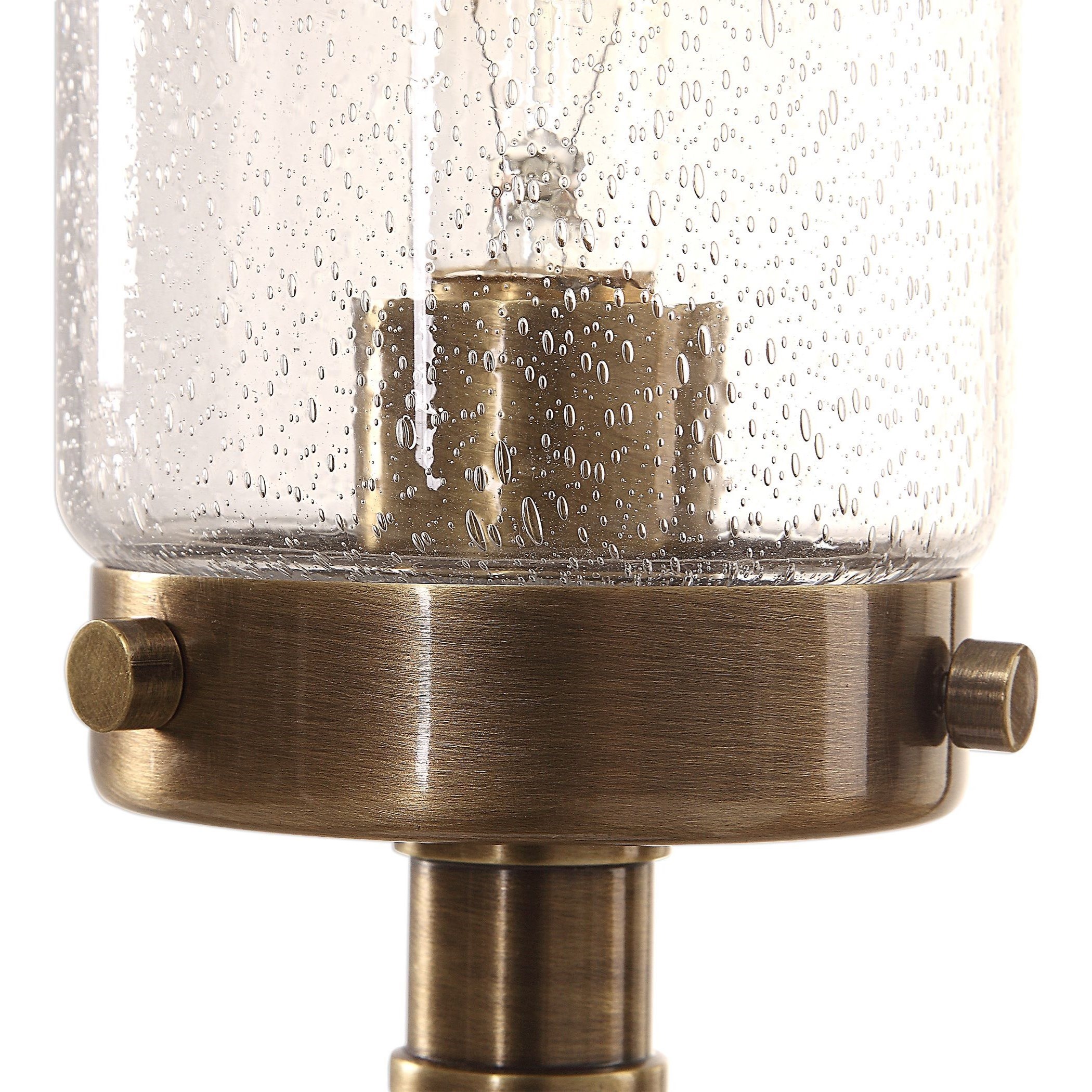 Uttermost Buffet Lamps 29635 1 Selane Glass Hurricane Lamp