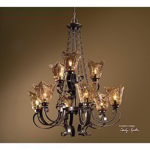 Uttermost Lighting Fixtures Vetraio 9 Light Chandelier Howell Uttermost Lighting Fixtures Vetraio 9 Light Chandelier