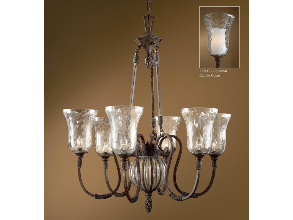 Uttermost Lighting Fixtures 21045 Galeana 6 Light Chandelier Uttermost Lighting Fixturesgaleana 6 Light Chandelier