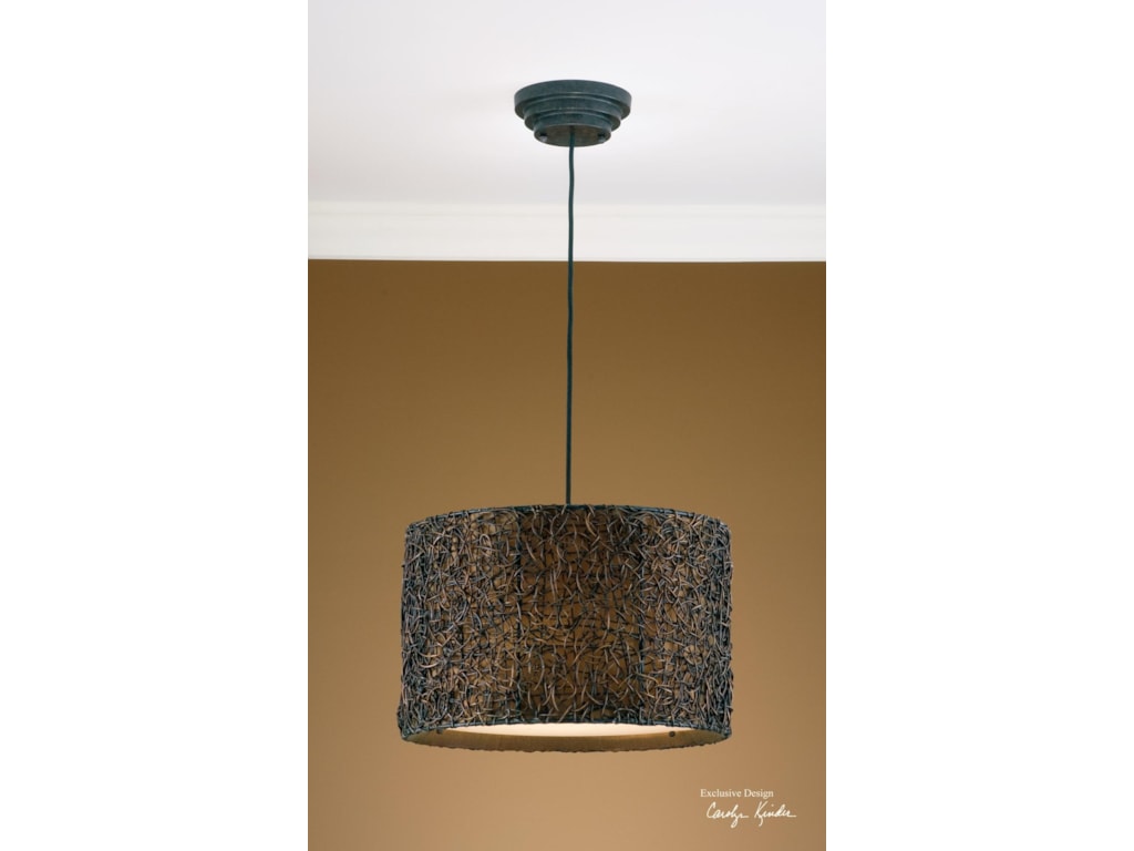 Lighting Fixtures Knotted Rattan Hanging Shade Ruby Gordon Uttermost Lighting Fixturesknotted Rattan Hanging Shade