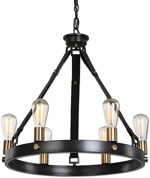 Uttermost Lighting Fixtures Marlow 6 Light Antique Bronze Chandelier Uttermost Lighting Fixtures Marlow 6 Light Antique Bronze Chandelier