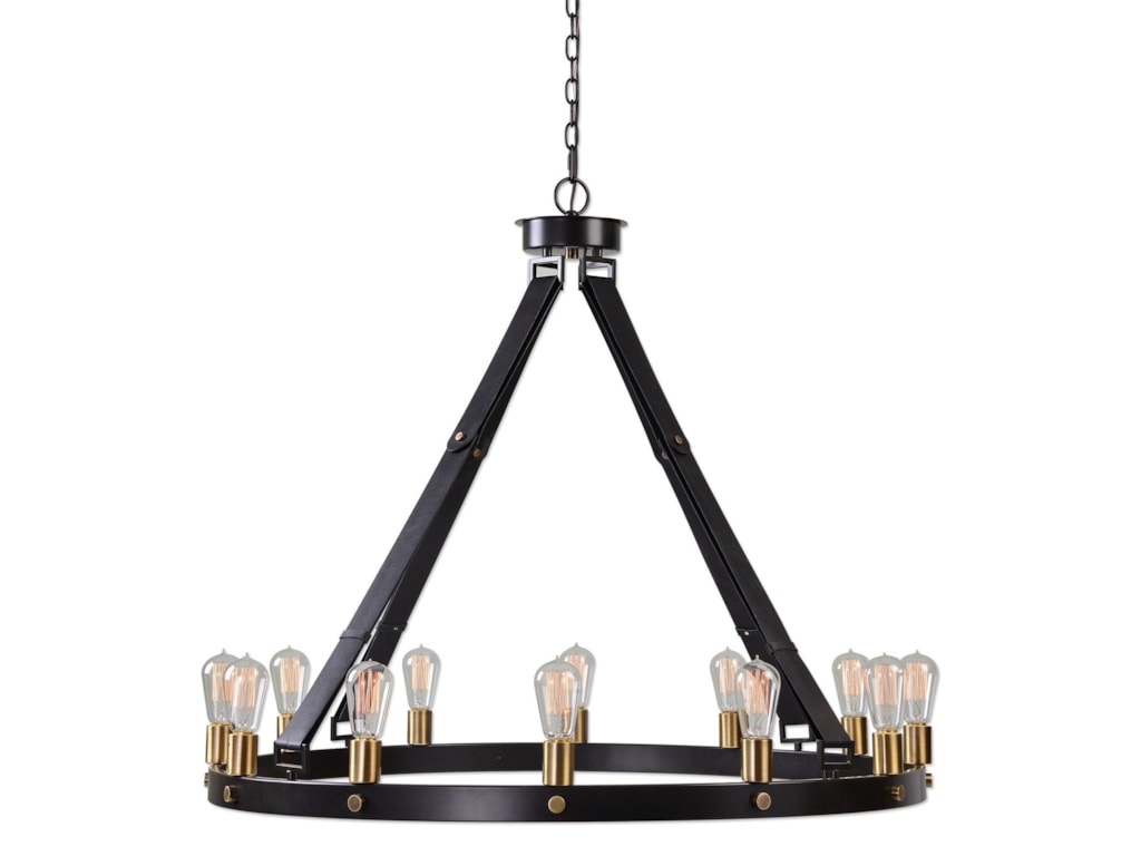 Uttermost Lighting Fixtures 21280 Marlow 12 Light Circle Chandelier Uttermost Lighting Fixturesmarlow 12 Light Circle Chandelier