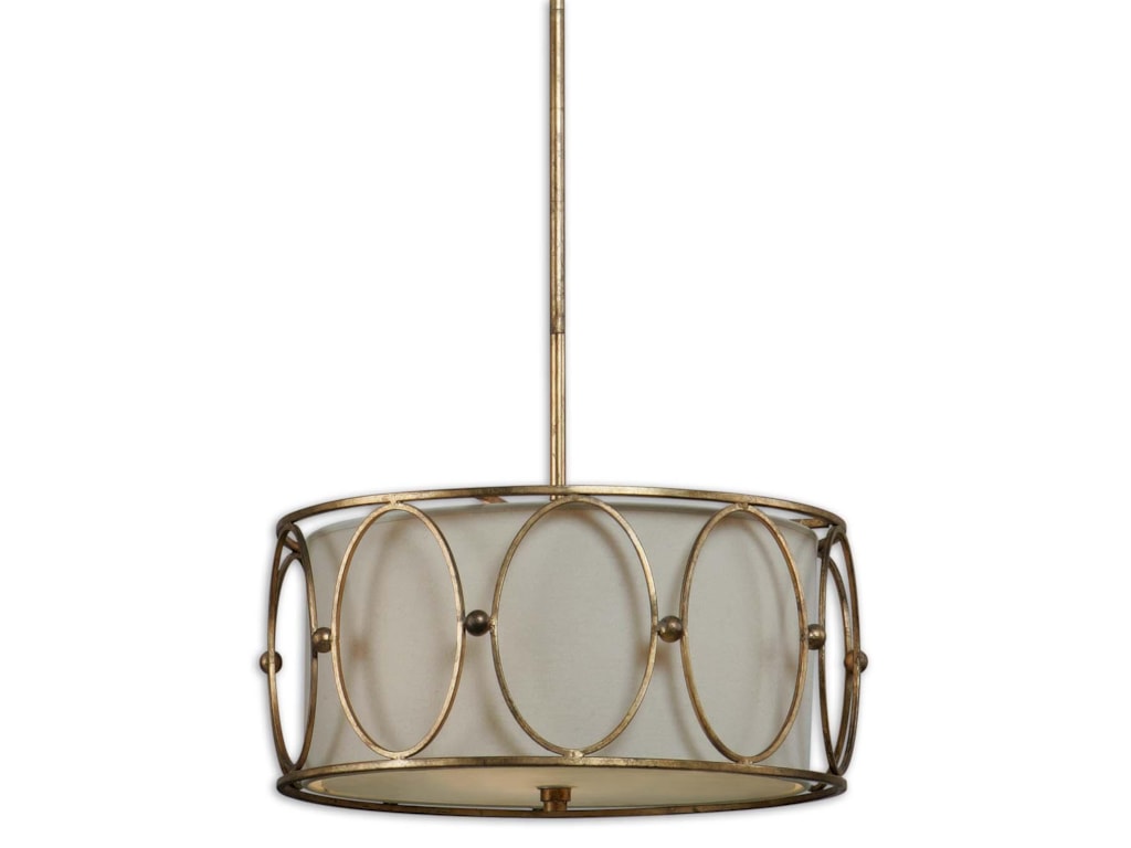 Uttermost Lighting Fixtures 21955 Ovala 3 Light Pendant Dunk Uttermost Lighting Fixturesovala 3 Light Pendant