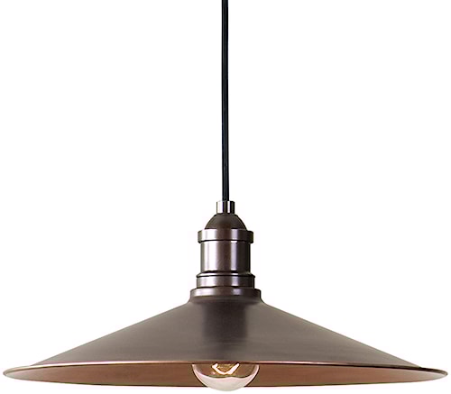 uttermost lighting fixtures 22051 barnstead 1 light copper pendant