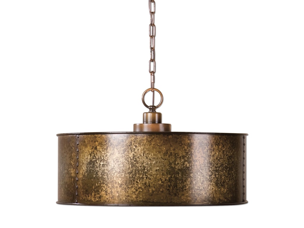 Uttermost Lighting Fixtures Pendant Lights 22066 Wolcott 3 Light Lighting Fixtures Pendant Lights Wolcott 3 Light Golden By Uttermost