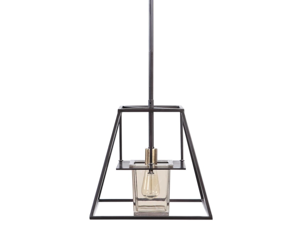 Geometric Glass Pendant Light uttermost lighting fixtures pendant lightsrittman 1 light geometric pendant