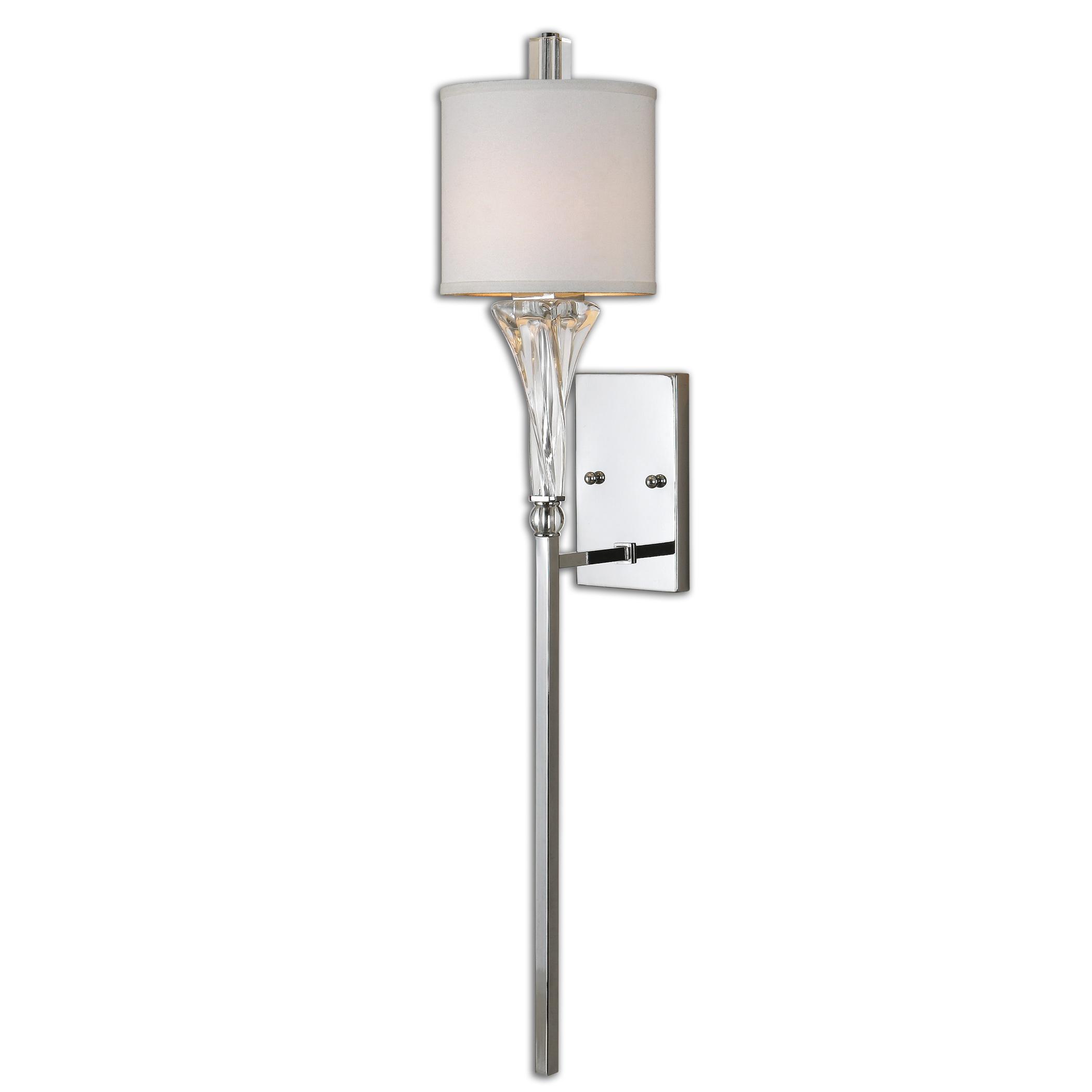 Lighting Fixtures Wall Sconces Uttermost Grancona 1 Light Chrome Wall Sconc