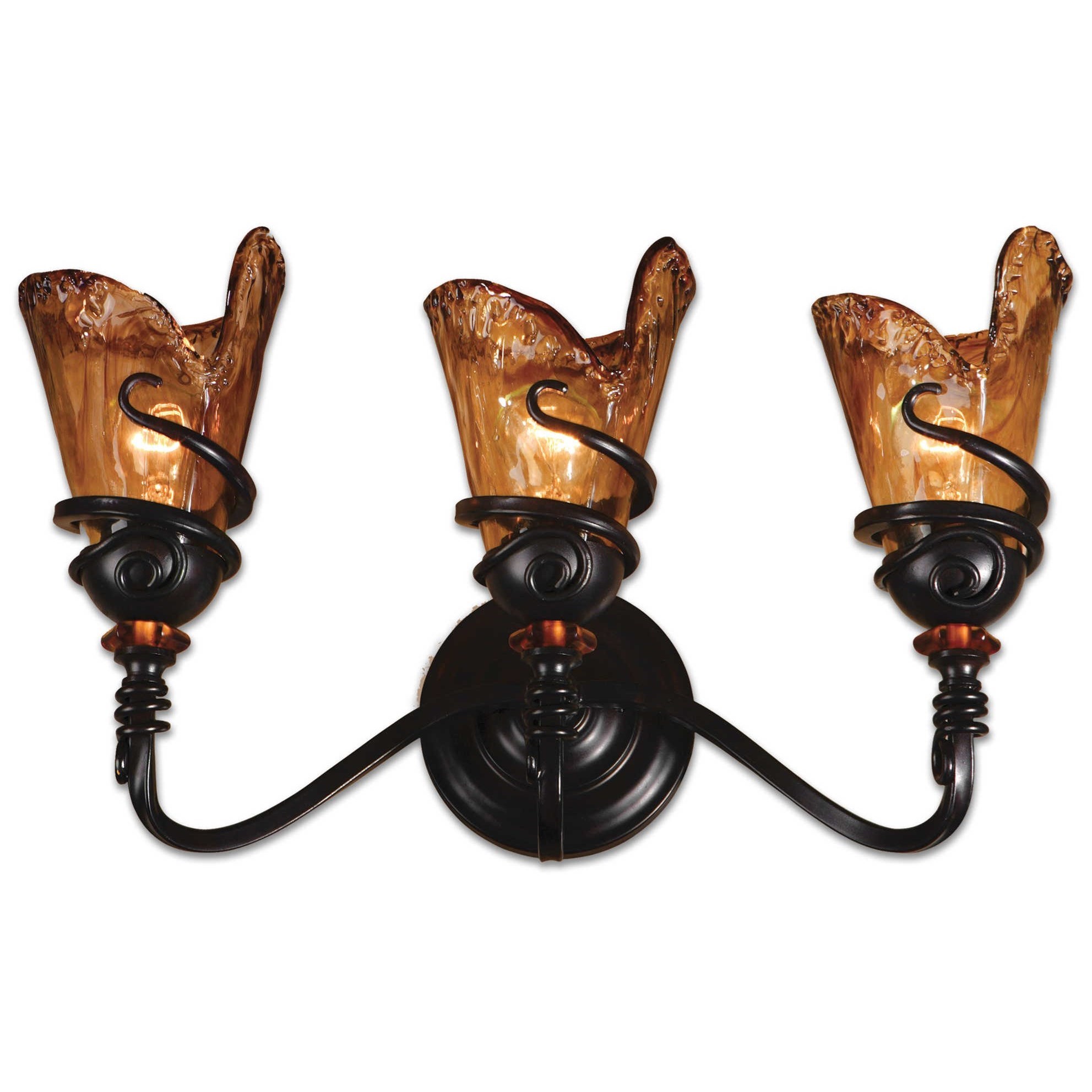 Uttermost Lighting Fixtures Wall Sconces 22860 Vitalia 3 Light