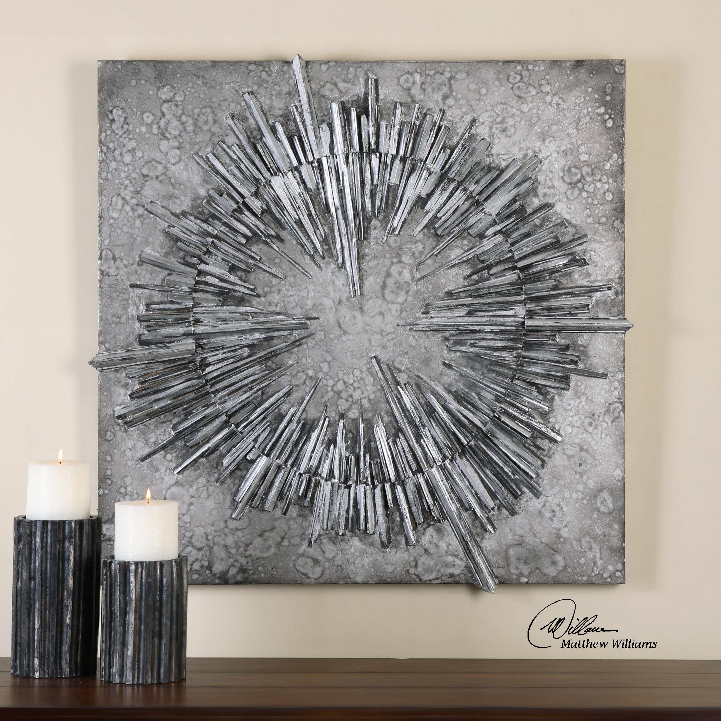 Uttermost Alternative Wall Decor 01303 Nebulus Silver Wall Art
