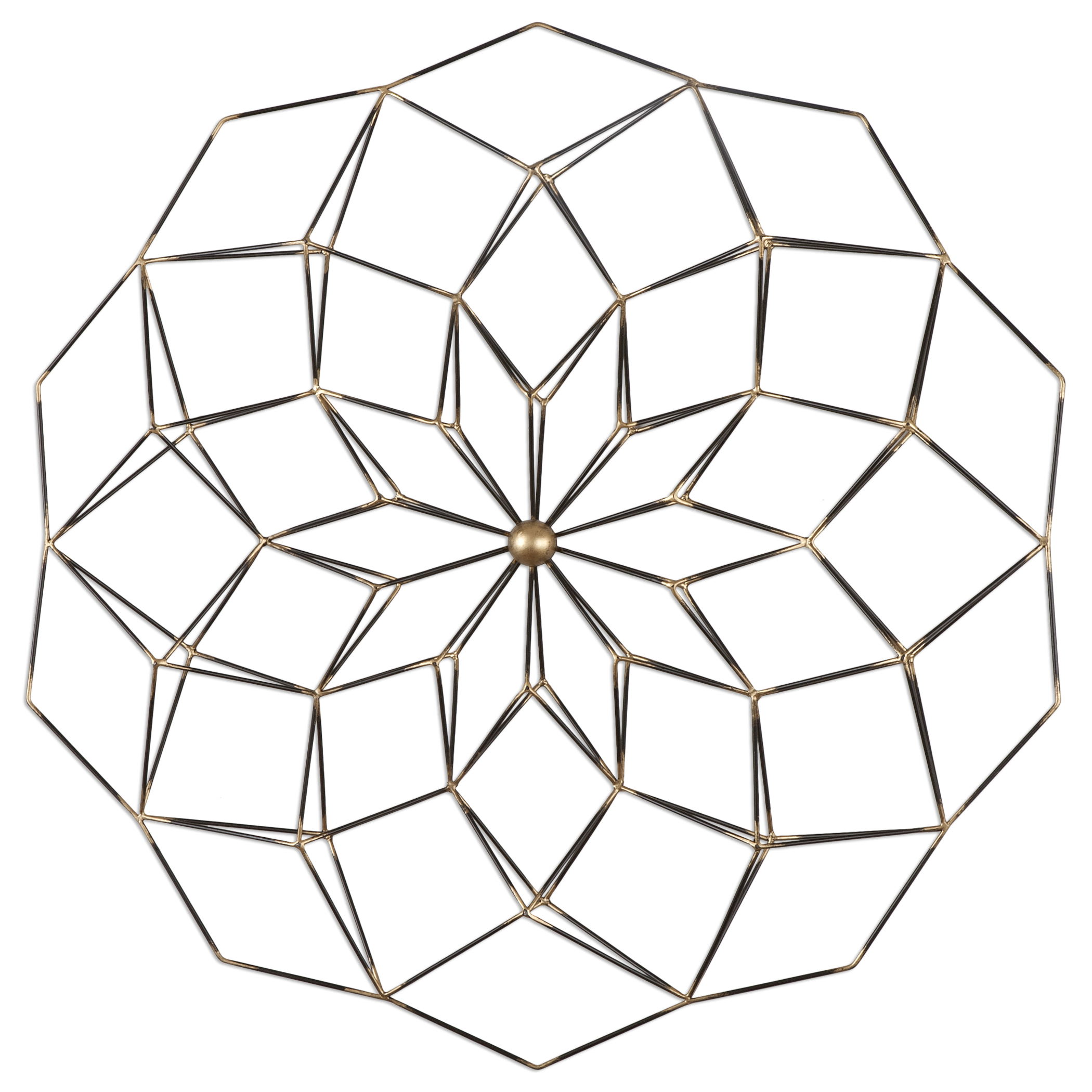 Alternative Wall Decor Dorrin Geometric Floral Art Becker