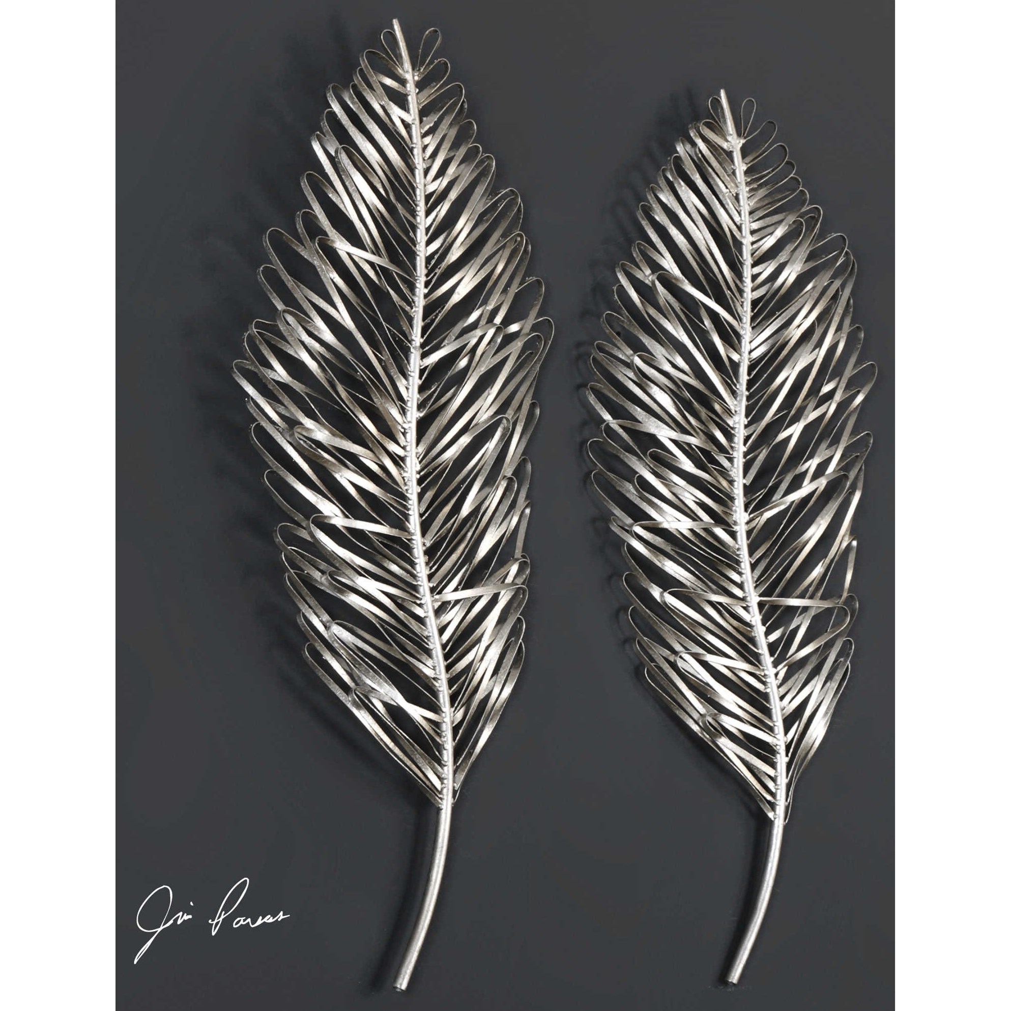 Uttermost Alternative Wall Decor 04093 Leaflets Silver Wall Art